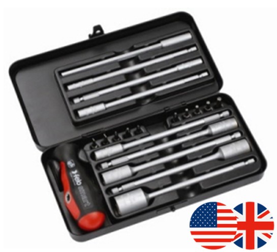 Douilles tournevis embouts Allen 6 pans mâles pouce US / UK, 1/2